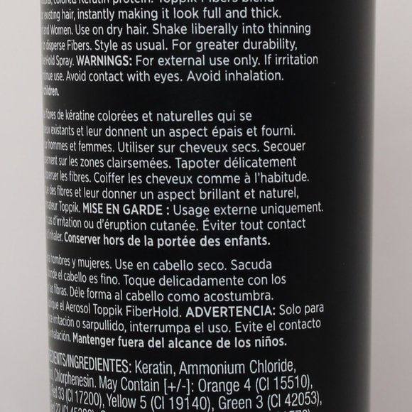 Toppik 27.5g Hair Fibers - All Colors - 100% Authentic - Free Shipping - Picture 3 of 16